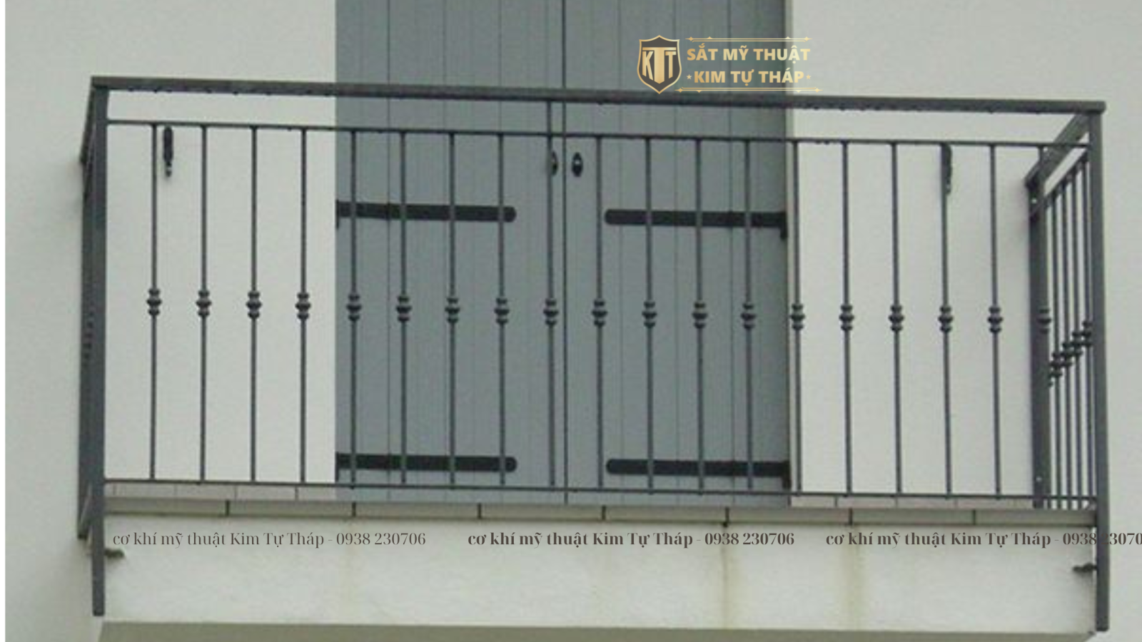 những mẫu lan can sắt hộp kèm họa tiết 