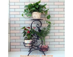 Kệ hoa sắt uốn mỹ thuật KH001