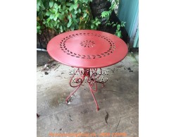 Bộ bàn ghế sắt uốn mỹ thuật ngoài trời cho sân vườn BG017