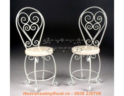 Bộ bàn ghế sắt uốn ngoài trời tại TP HCM 