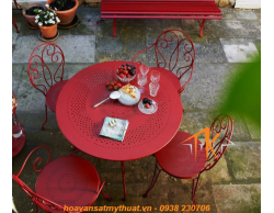BỘ BÀN GHẾ SẮT SÂN VƯỜN BG008