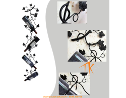 KỆ RƯỢU SẮT MỸ THUẬT KR002