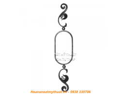 Phụ kiện sắt uốn hoa văn uốn bông hình chữ c s j CSJ053