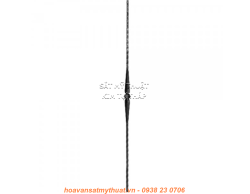 Thanh rèn vuông 12 cho cầu thang lac can ban công sắt uốn PKCT024
