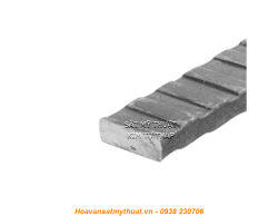 Phụ kiện sắt Pla Lập Là cán hoa văn cán vằn sử dụng uốn hoa văn 