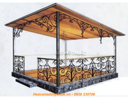 Nhà chòi sắt mỹ thuật NCS001