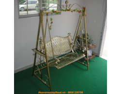 Xích đu sắt mỹ thuật ngoài trời XD021