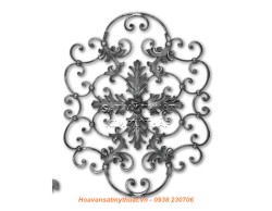 Phụ kiện sắt đặc uốn cho song cầu thang lan can sắt mỹ thuật PKCT123