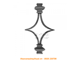 Phụ kiện sắt uốn hoa văn uốn bông hình chữ c s j CSJ014