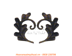 Phụ kiện hoa lá thép/ sắt đúc 1114