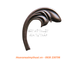 Phụ kiện hoa lá thép/ sắt đúc 1128