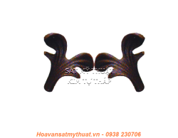Phụ kiện hoa lá thép/ sắt đúc 1174
