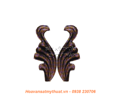 Phụ kiện hoa lá thép/ sắt đúc 1177