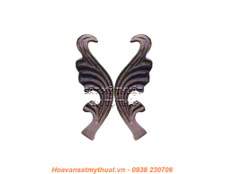 Phụ kiện hoa lá thép/ sắt đúc 1179