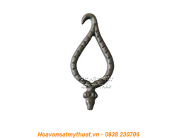 Phụ kiện hoa lá sắt đúc 1259