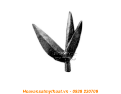 Phụ kiện lá sắt đúc ba nhánh 1375