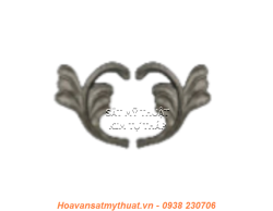 Phụ kiện hoa lá thép/ sắt đúc  1516