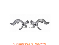 Phụ kiện hoa lá thép/ sắt đúc 1517