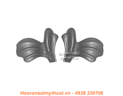 Hoa lá thép / sắt dập 2117