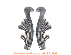Phụ kiện hoa lá thép/ sắt dập 2139