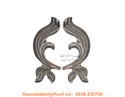 Phụ kiện hoa lá thép/ sắt dập 2144