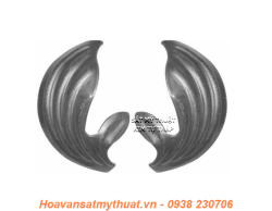 Phụ kiện hoa lá thép/ sắt dập 2148