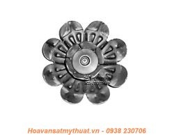 Phụ kiện hoa lá thép/ sắt dập 2157