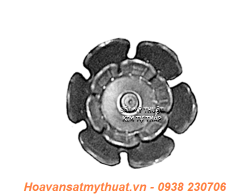 Phụ kiện hoa lá thép/ sắt dập 2158