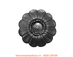 Phụ kiện hoa lá thép/ sắt dập 2177
