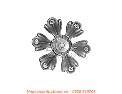 Phụ kiện hoa lá thép/ sắt dập 2188