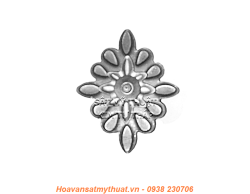 Phụ kiện hoa lá thép/ sắt dập 2214