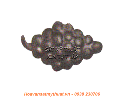 Phụ kiện hoa lá thép/ sắt dập 2218
