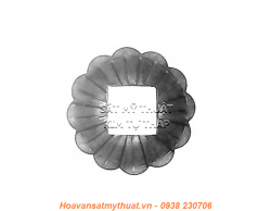 Phụ kiện hoa lá thép/ sắt dập 2239