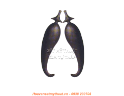 Phụ kiện hoa lá thép/ sắt dập 2286
