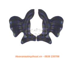 Phụ kiện hoa lá thép/ sắt dập 2303