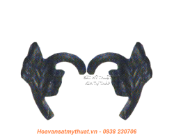 Phụ kiện hoa lá thép/ sắt dập 2305