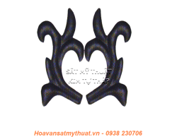 Phụ kiện hoa lá thép/ sắt dập 2314