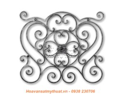 Cụm phụ kiện song cầu thang lan can sắt uốn PKCT0121 