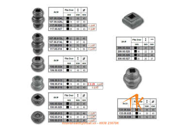 CATALOGUE PHỤ KIỆN SẮT 2018 TRANG 42