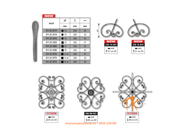 CATALOGUE PHỤ KIỆN SẮT 2018 TRANG 61