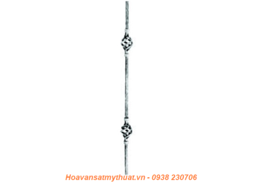 Cụm Hoa văn sắt cầu thang PKCT01