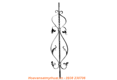 Cụm Hoa văn sắt cầu thang PKCT03