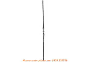 Cụm Hoa văn sắt cầu thang lan can ban công PKCT10