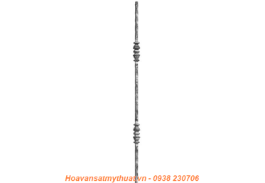 Cụm Hoa văn sắt cầu thang lan can ban công PKCT012