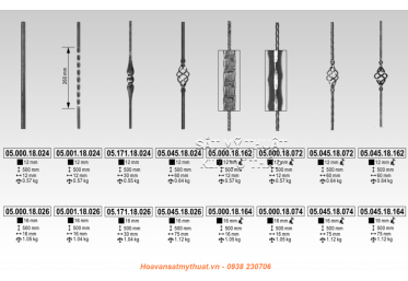 Phụ kiện hoa văn sắt làm cửa cổng mỹ nghệ SCC002