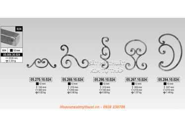 Phụ kiện sắt uốn chữ C, S, J PKSC001