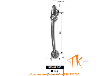 Tay nắm cửa sắt TNC007