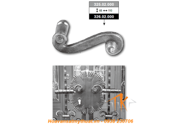 Tay nắm cửa sắt TNC014