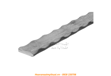 Phụ kiện sắt Pla lập là 20x8mm cán cạnh dập cạnh 
