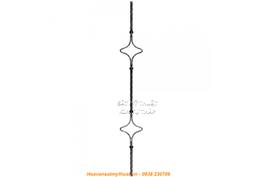 phụ kiện cây sắt cầu thang PKCT038